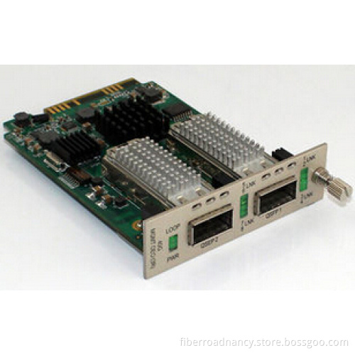40G Manageable Media Converter OEO Converter Card QSFP TO QSFP